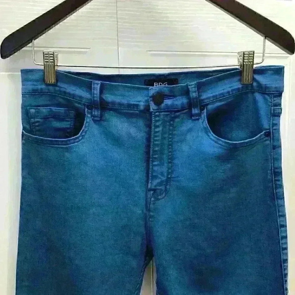 BDG Twig High Rise Ankle Skinny  Jeans Pants Stretch Blue - Picture 3 of 10